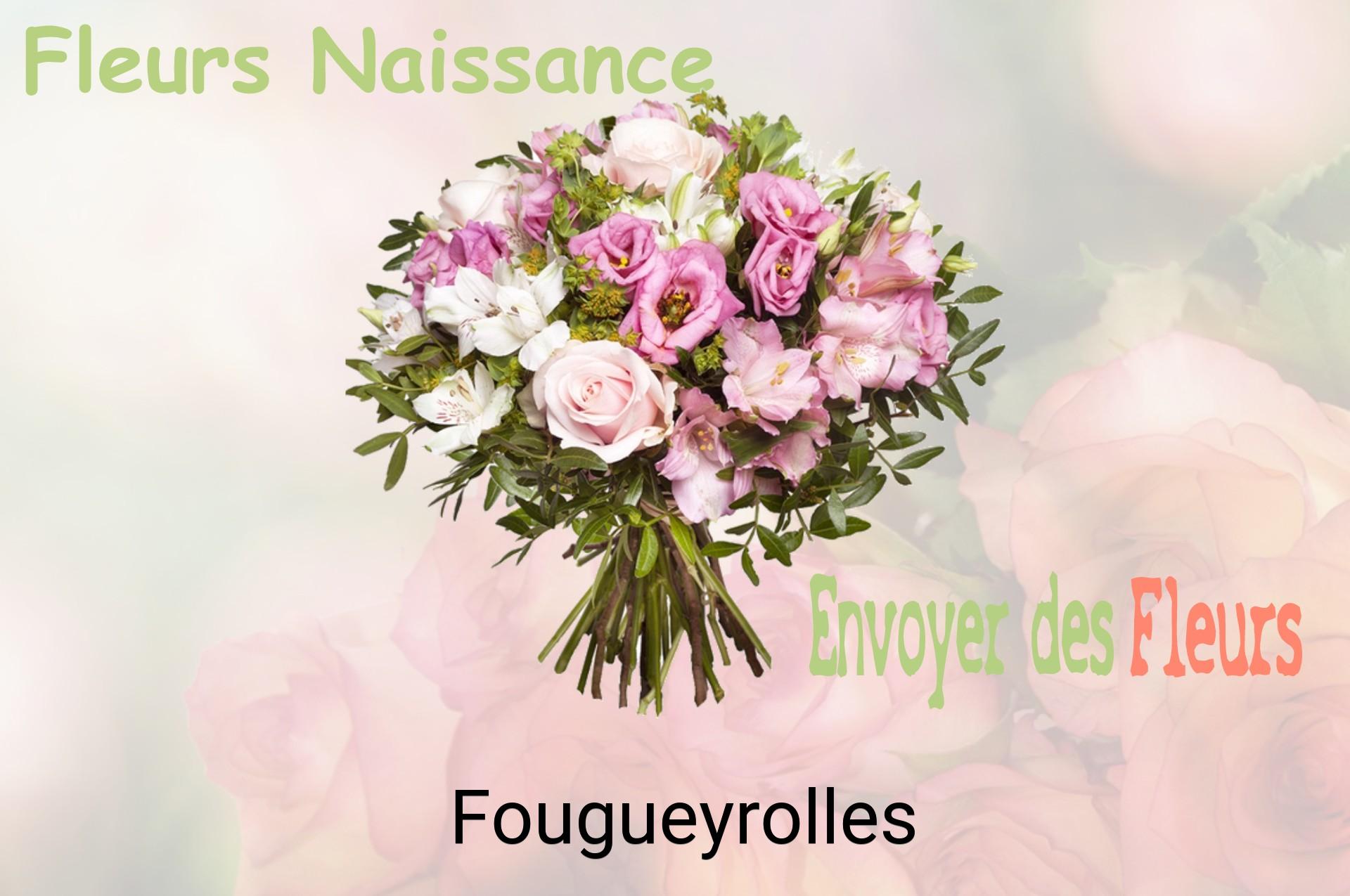Bouquet de fleurs de naissance livré à Fougueyrolles